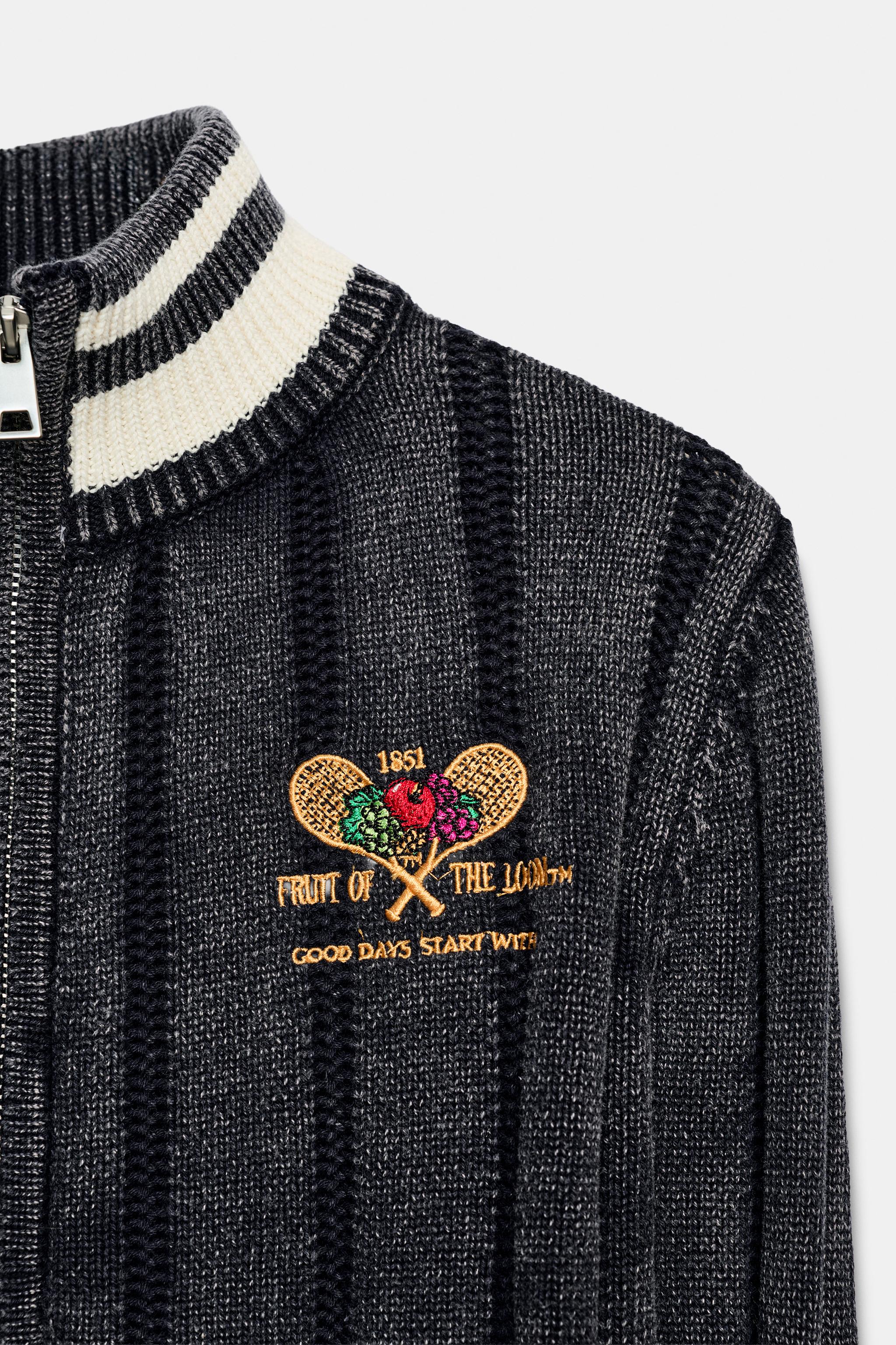 GILET EN MAILLE FRUIT OF THE LOOM™